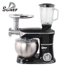 Modern style heavy duty stand food mixer with with meat grinder and blender